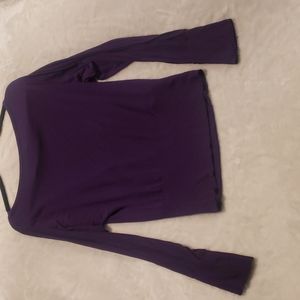 Purple cotton tunic